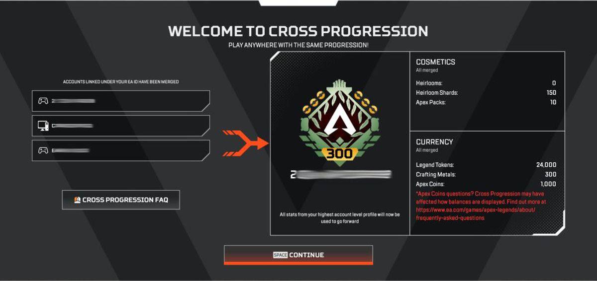 Apex Legends: Cross Progression is finally introduced