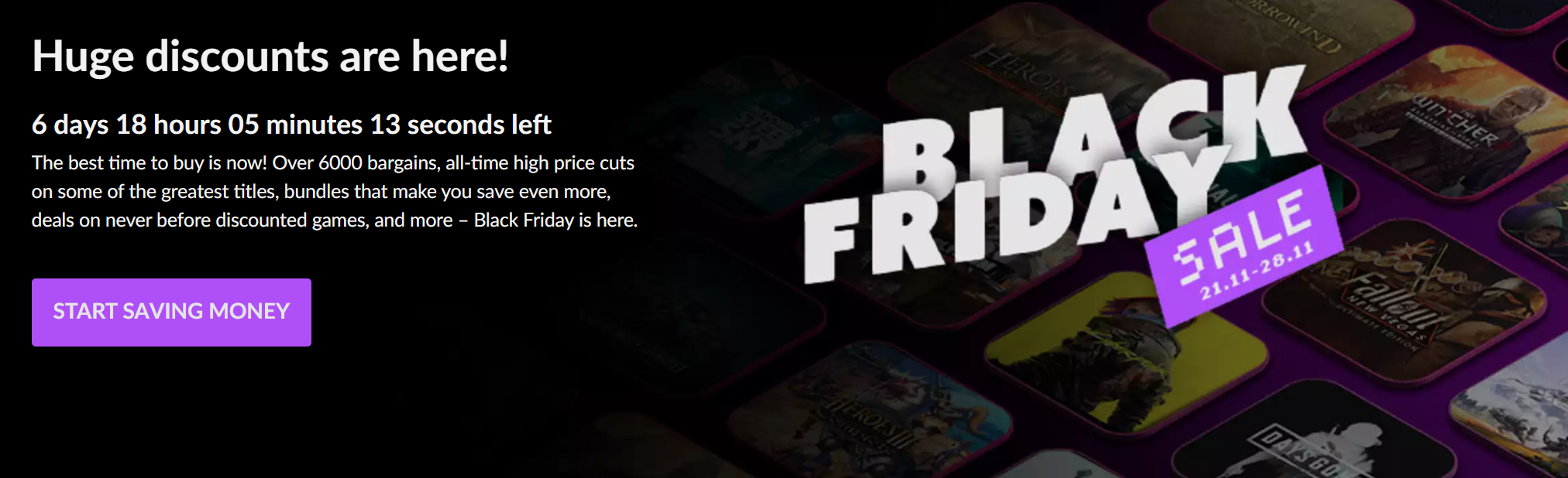 Black Friday 2023 Sale @ Gog