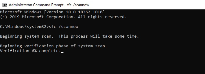 sfc-scannow command