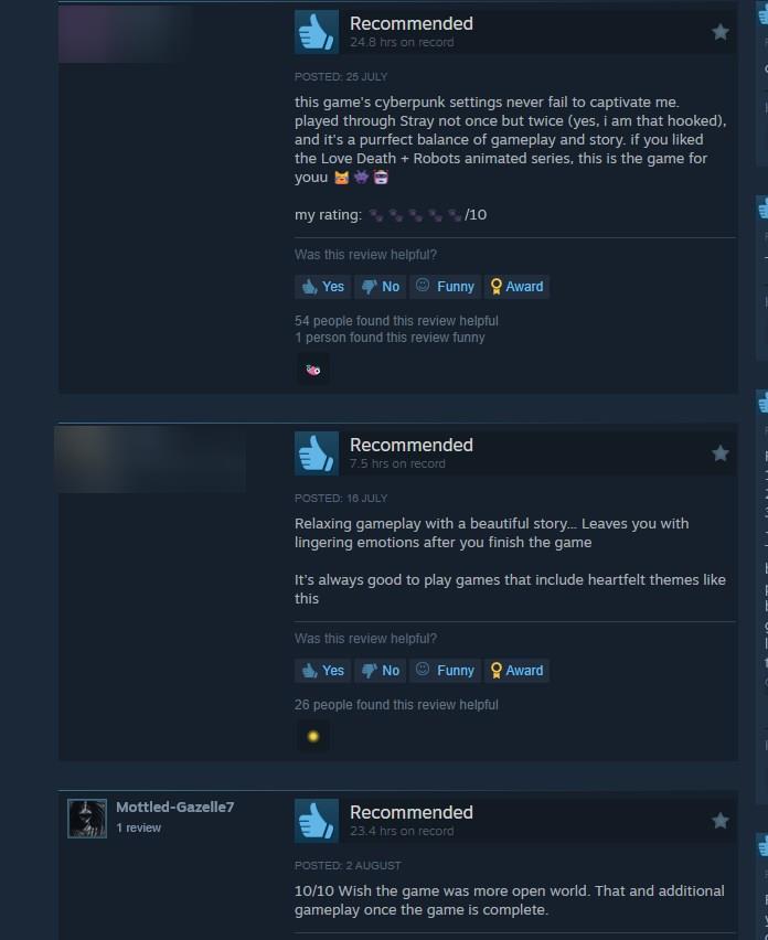 Steam user reviews are much better now